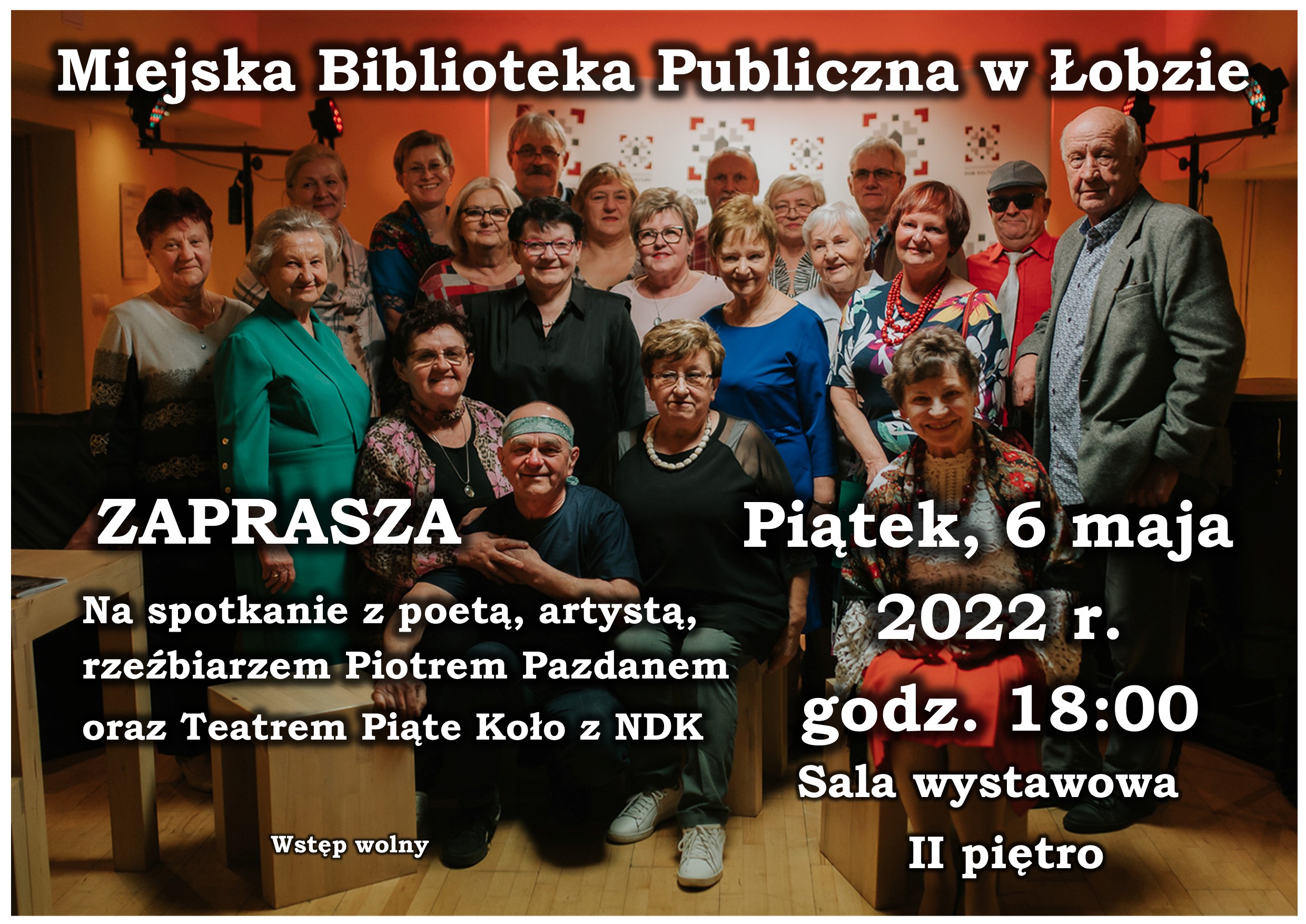 Spotkanie z Piotrem Pazdanem i Teatrem Piąte Koło