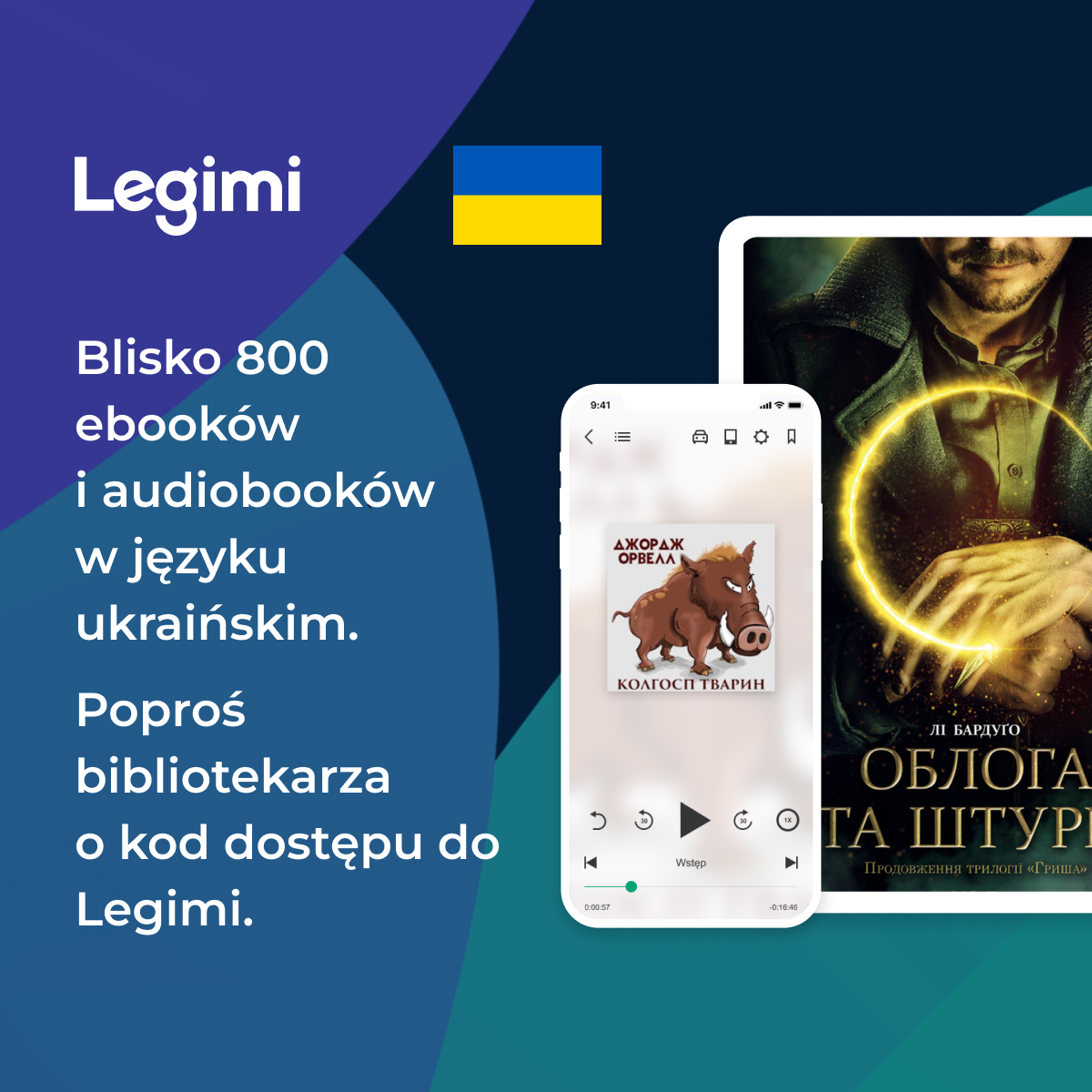 Legimi - Ulotka dla obywateli Ukrainy